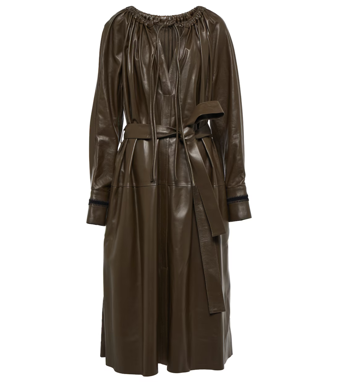 Proenza Shouler, Leather belted midi dress, My Theresa, 1 666 eur