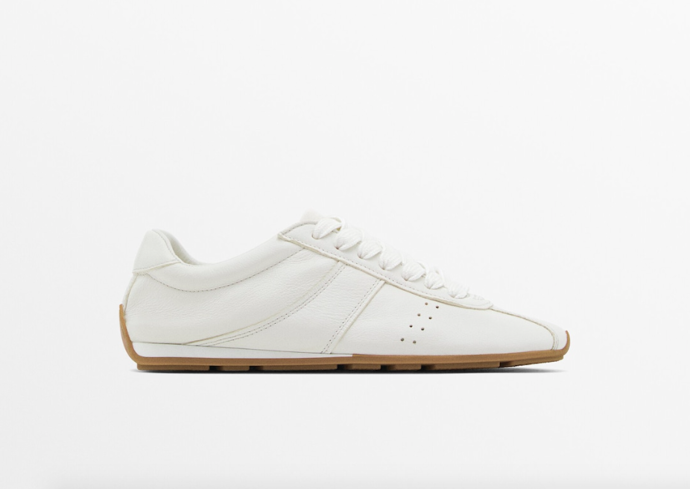  Tenisky Soft s detailem klopy, Massimo Dutti, 2 999 Kč
