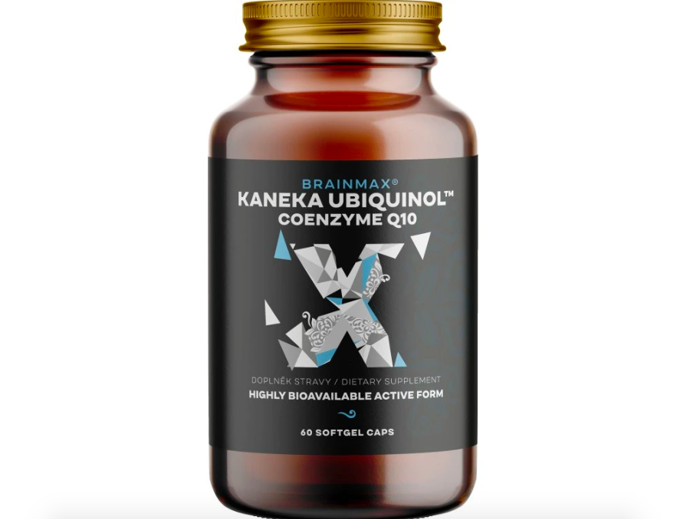  Koenzym Q10 Ubiquinol, Kaneka, 999 Kč, prodává BrainMax.cz