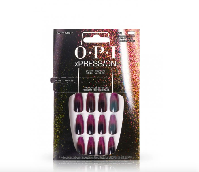  Nalepovací nehty OPI xPRESS/ON, ods. Swipe Night, O.P.I, 490 Kč