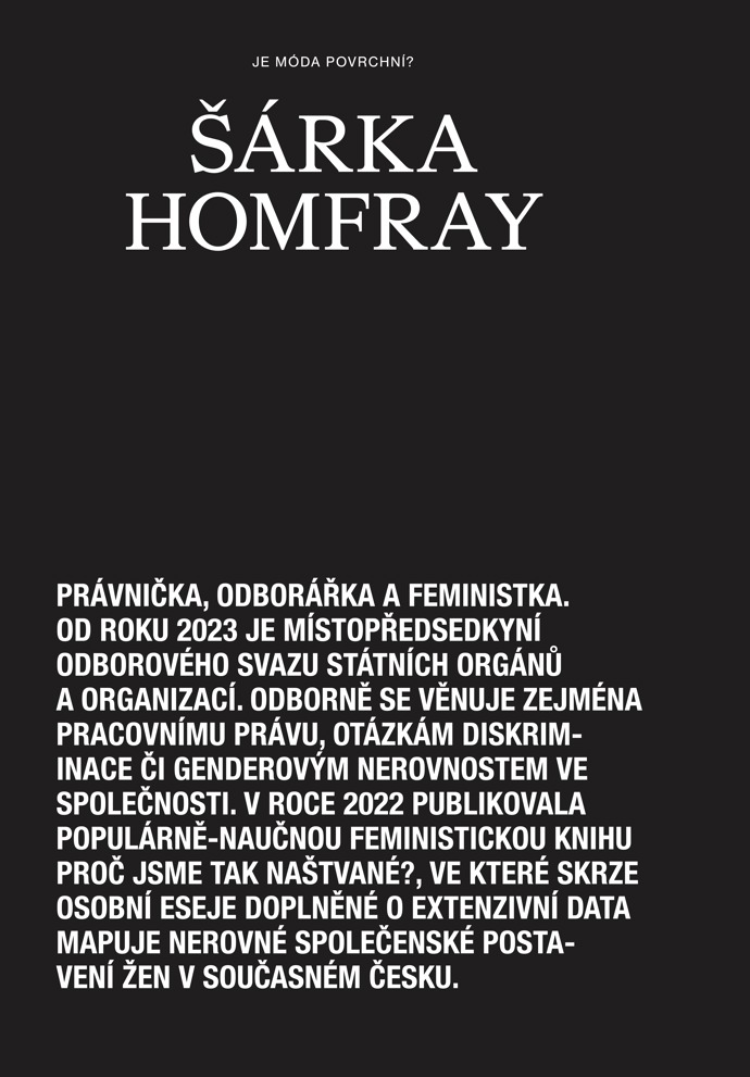 Exkluzivní ukázka: Kniha Adély Šponerové, On fashion: O (bez)významnosti módy