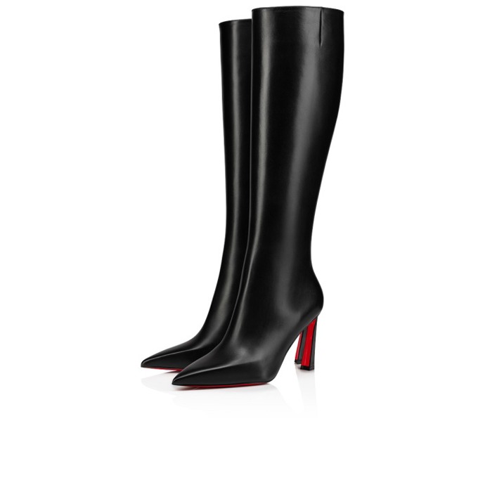 Vysoké boty z telecí kůže, Christian Louboutin, 44 100 Kč