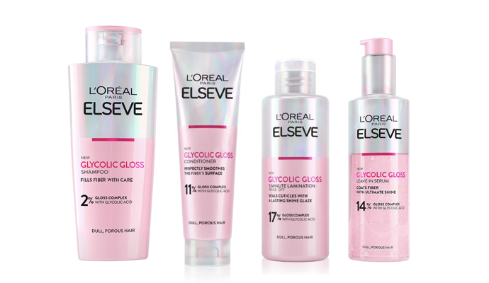  Řada vlasové péče Elséve Glycolic Gloss od L'Oréal Paris 