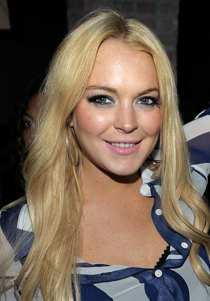  Lindsay Lohan před fazetami 