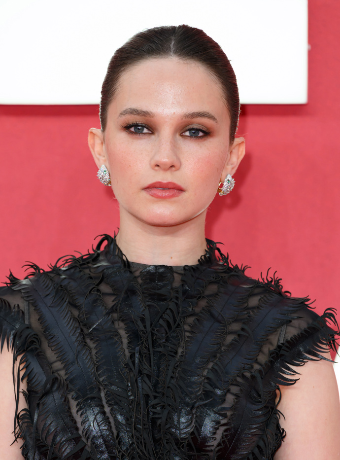  Cailee Spaeny a její smudged eyeliner look