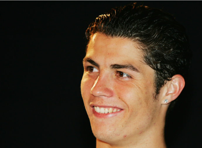  Cristiano Ronaldo před fazetami 