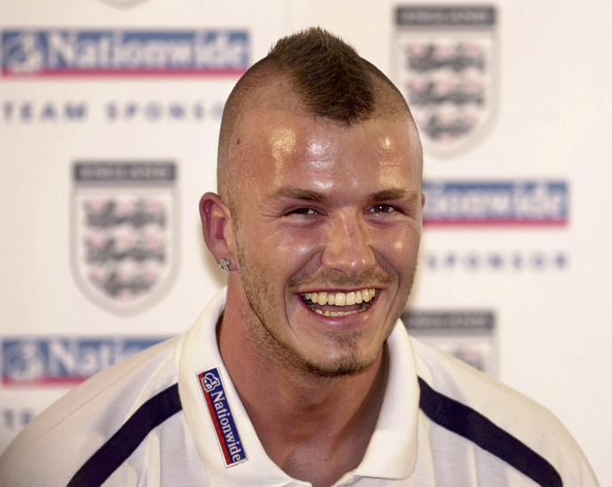  David Beckham před fazetami 