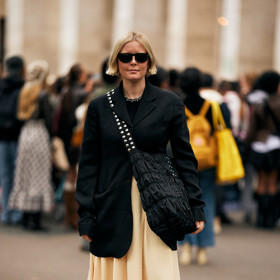 Áčková sukně, streetstyle Áčková sukně, streetstyle