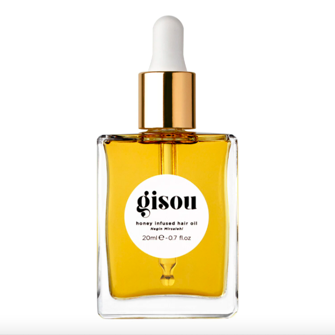  Pečující olej na vlasy Honey Infused Hair Oil, Gisou, 570 Kč, prodává Sephora