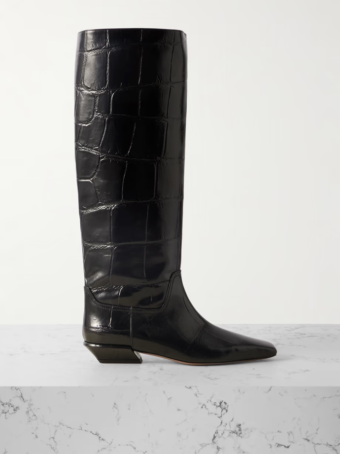 Boty s efektem krokodýlí kůže, Paris Texas, prodává Net-a-porter, 20 151 Kč