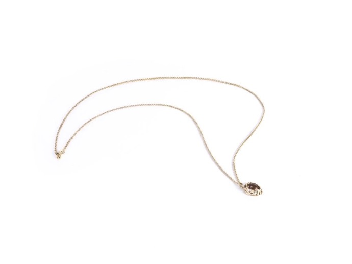  Zlatý oválný medailon JSEM s ametrínem, Lhotska Jewellery, 36 800 Kč