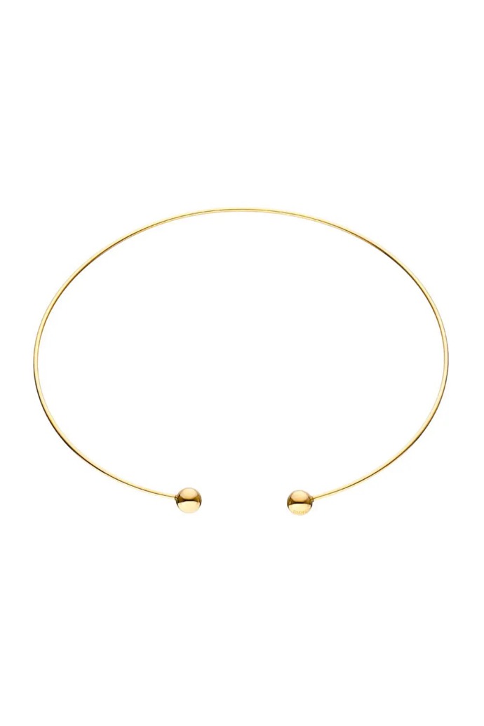  Náhrdelník ze žlutého zlata Orbs choker, Guzema, 1740 usd