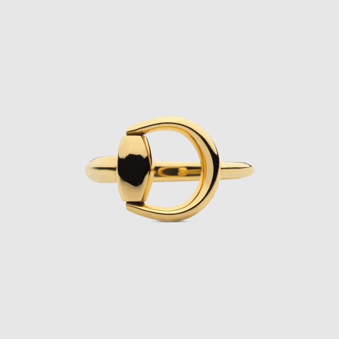  Prsten Horsebit ze žlutého zlata, Gucci, 53 900 Kč
