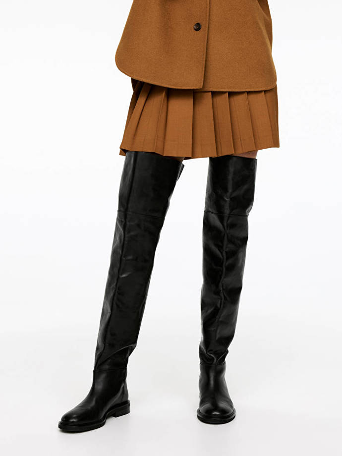 Kožené over-the-knee boots, Arket, 10 081 Kč