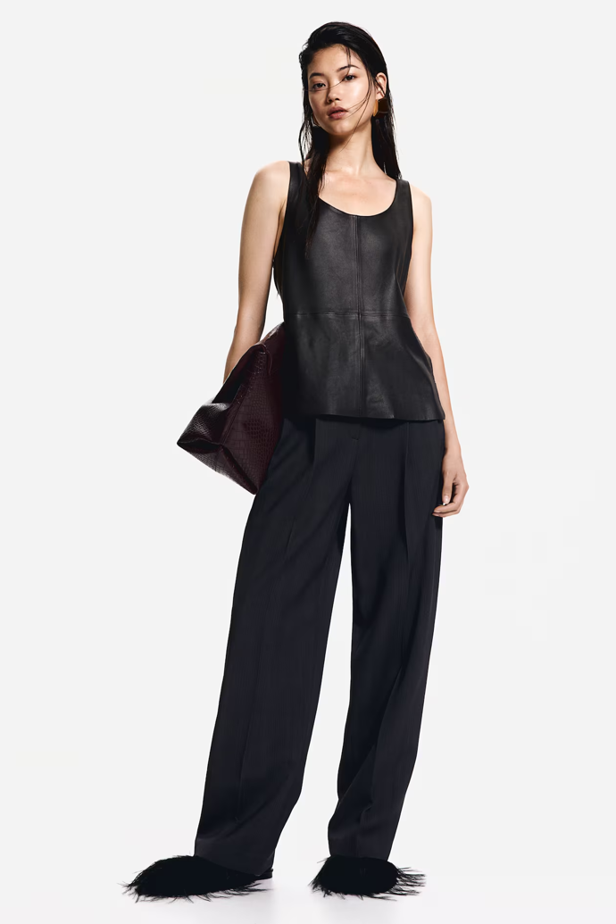 Elegantní kalhoty z vlněné směsi, H&M, 2 999 Kč