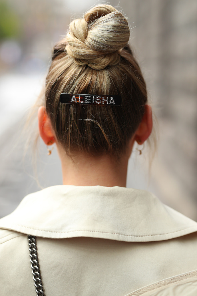  Bun inspirace z fashion weeků 