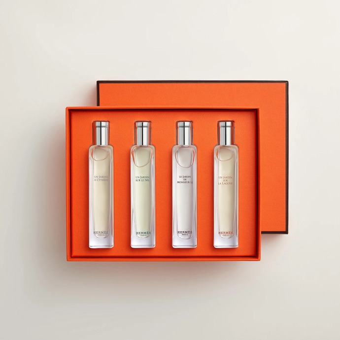  Set vůní Les Jardins Travel Set, Hermès, 4 200 Kč