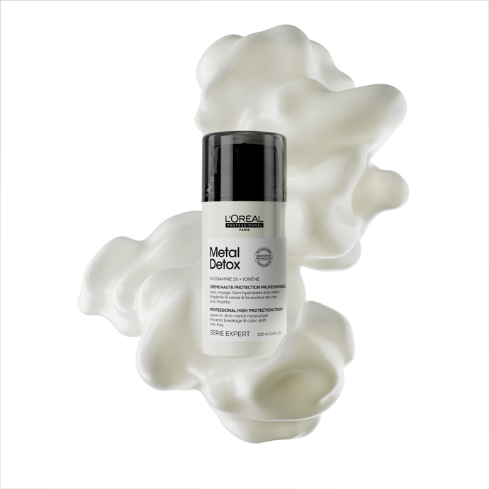 L'Oréal Professionnel Serie Expert Metal Detox ochranný krém pro lámavé a namáhané vlasy