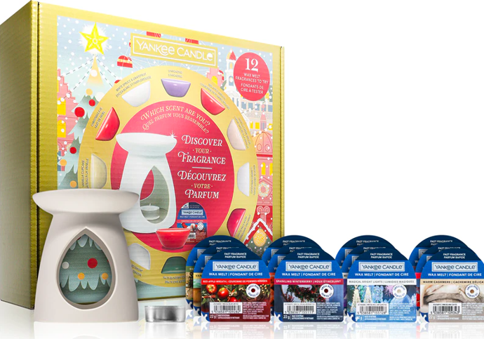  Adventní kalendář Christmas collection, Yankee Candle, prodává Notino, 1 049 Kč
