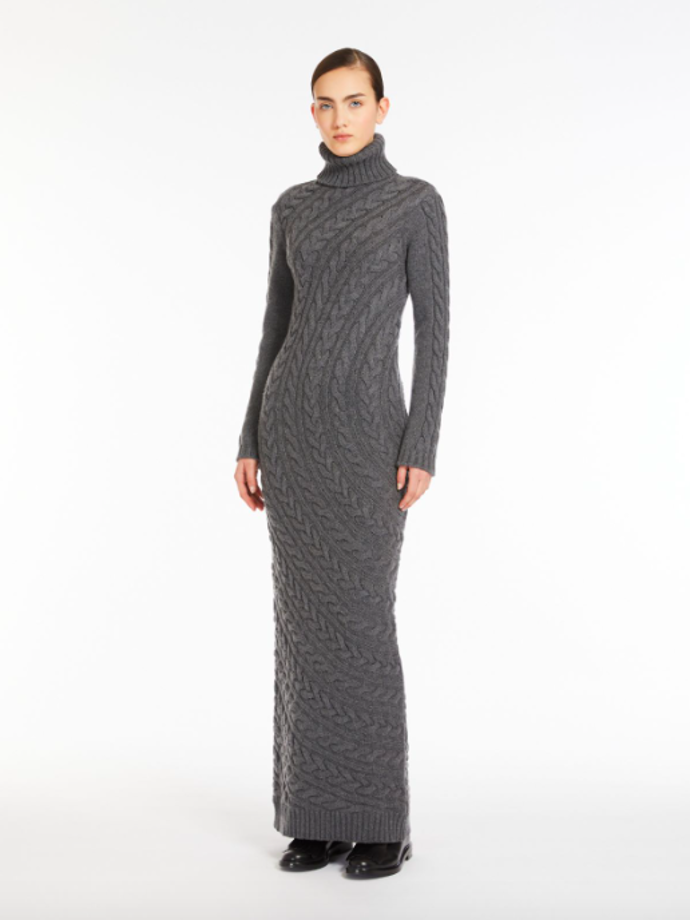  Slim fit šaty z vlny a kašmíru, Max Mara, 29 600 Kč 