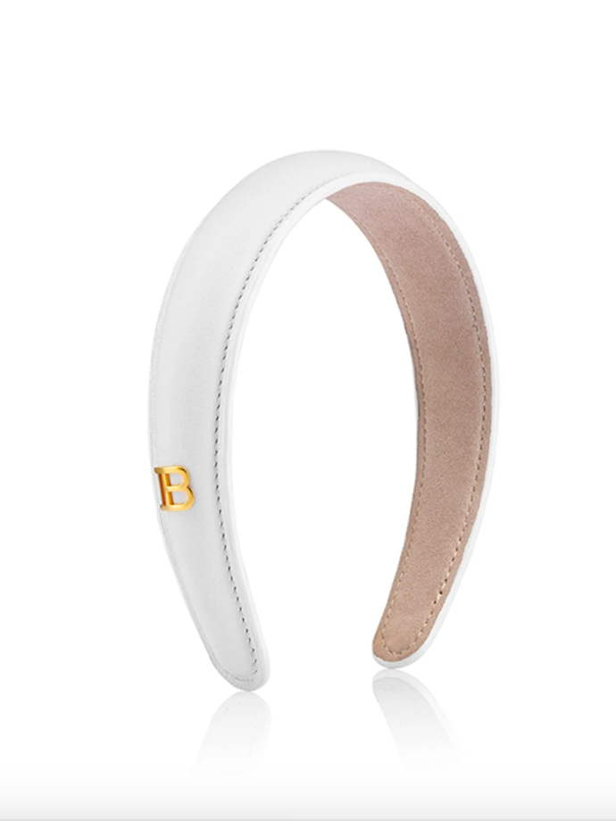  Čelenka do vlasů Balmain Legacy Leather Puffed Headband, Balmain, prodává SalonOnline, 11 890 Kč