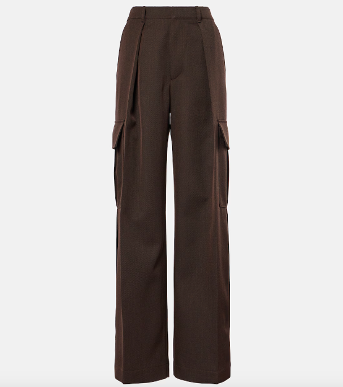  Vlněné cargo pants, Burberry, prodává MyTheresa, 27 286 Kč