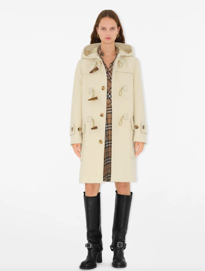  Duffle coat z vlny a kašmíru, Burberry, 69 000 Kč