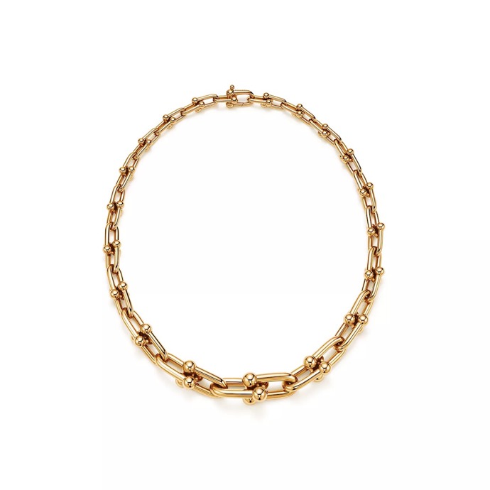  Graduated Link Necklace ze žlutého zlata, Tiffany & Co., 18 500 usd