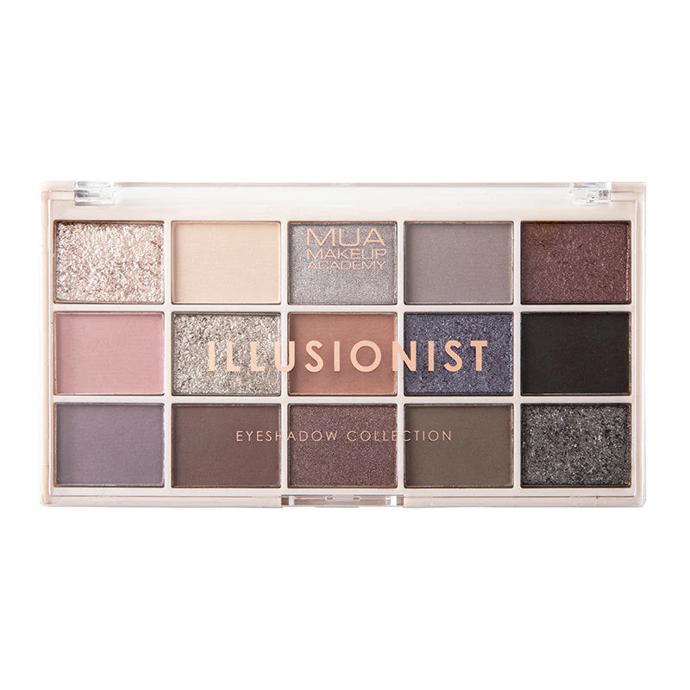 MUA Makeup Academy, Professional 15 Shade Palette, paletka stínů Illusionist, notino.cz 148kč 
