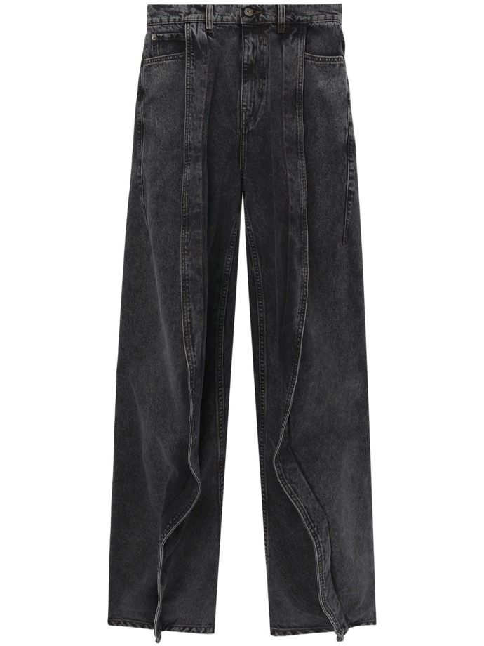  Mid-wash high-rise jeans, Y/Project, 522 eur, prodává Farfetch