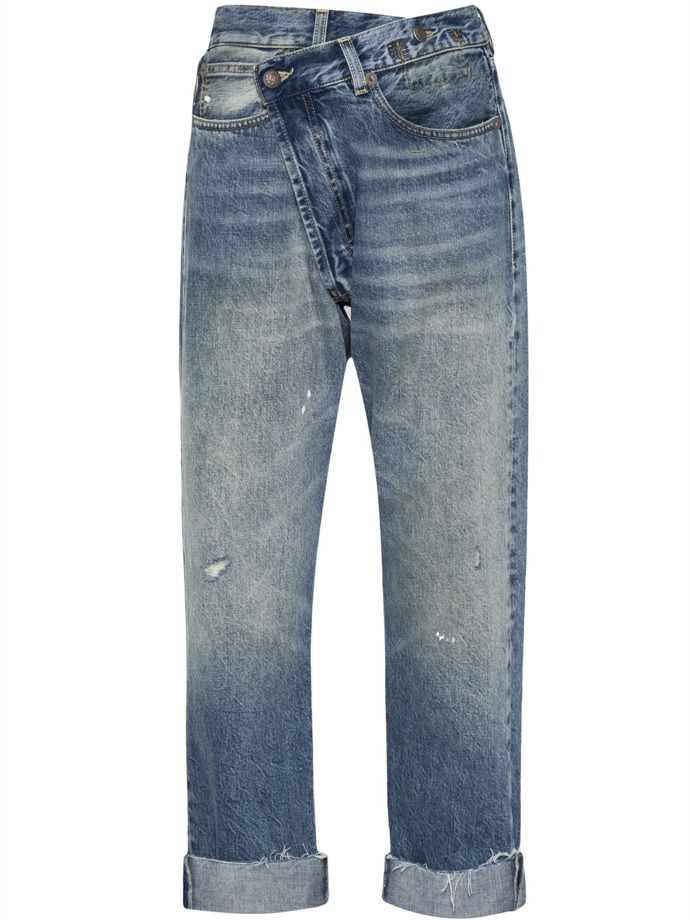  Crossover jeans, R13, 618 eur, prodává Farfetch
