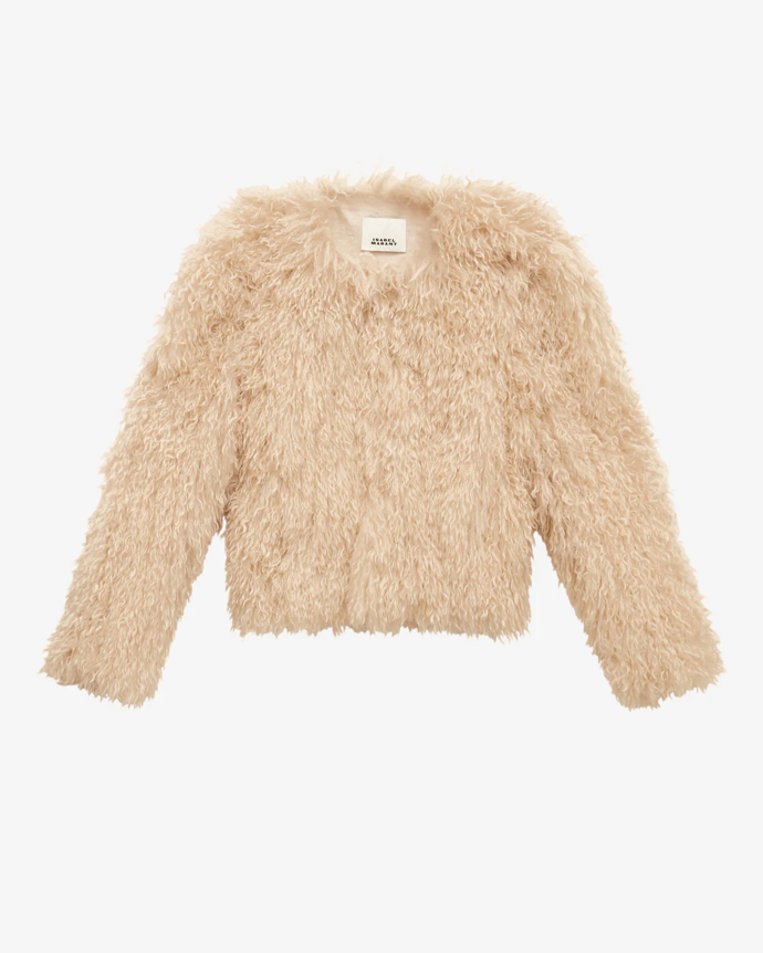 Krátký kabát ve stylu kožešiny, Isabel Marant, 25 009 Kč