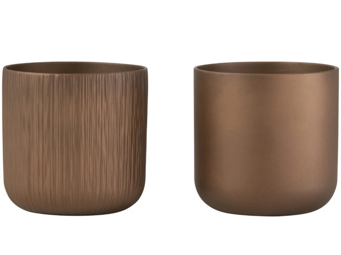 Měděné keramické květináče, J-line, designovynabytek.cz, 796,- 