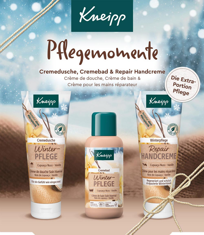  Dárkový sada péče o tělo Winter Care, Kneipp, 329 Kč