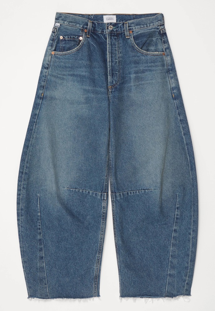  Denimové kalhoty Horseshoe, Citizens of Humanity, 9600 Kč, prodává Zalando