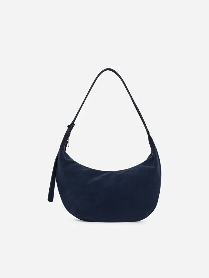 Curved semišová kabelka, Arket, 132 EUR