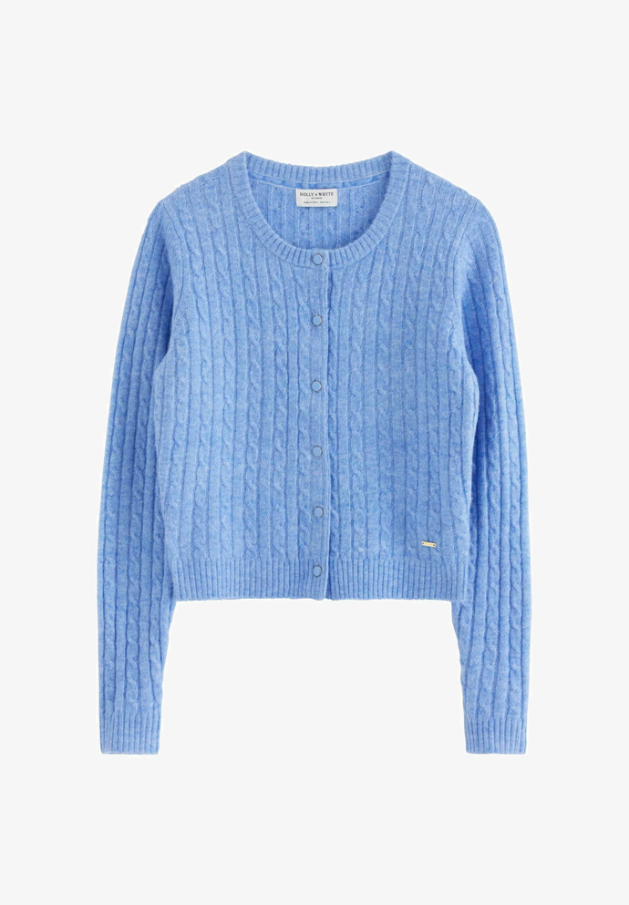 Žebrovaný kardigan, Lindex, Zalando, 899 Kč