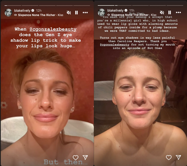 Blake Lively na instagramu Blake Lively na instagramu