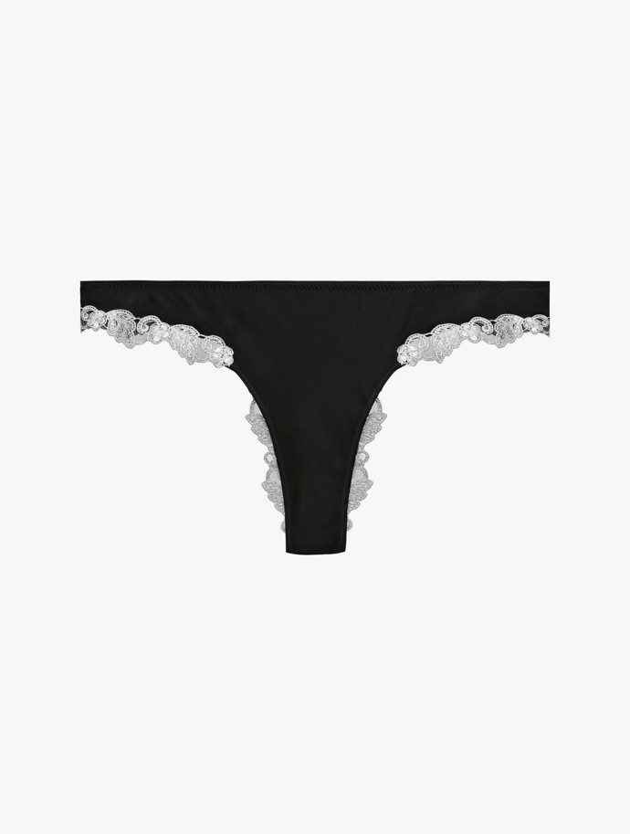  Black silk Brazilian Briefs, La Perla, 6969 Kč