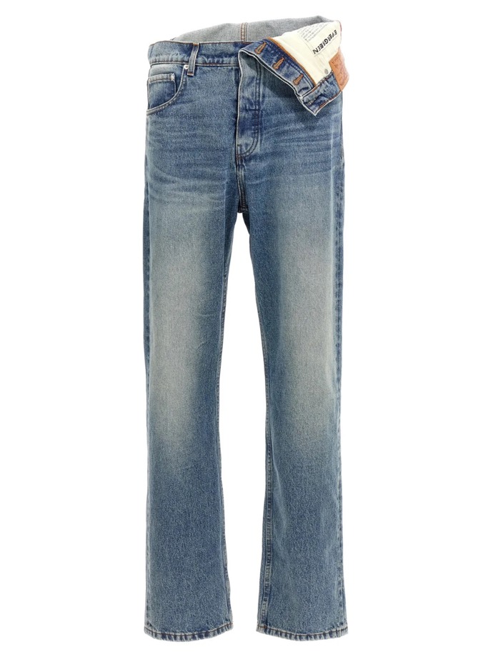  Asymmetric-Waist Straight Leg Jeans, Y/Project, 472 eur, prodává Cettire