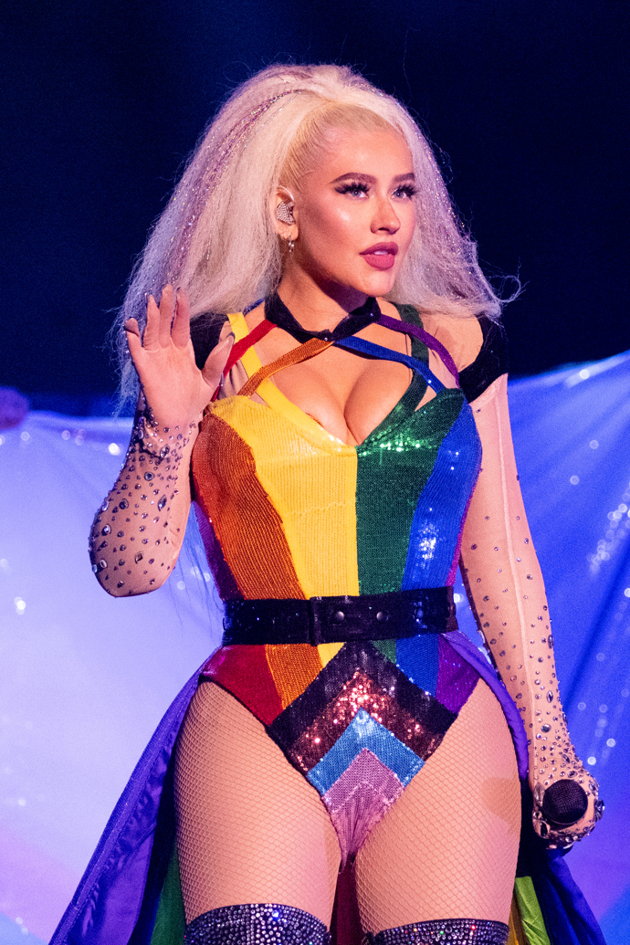  Christina Aguilera v roce 2022