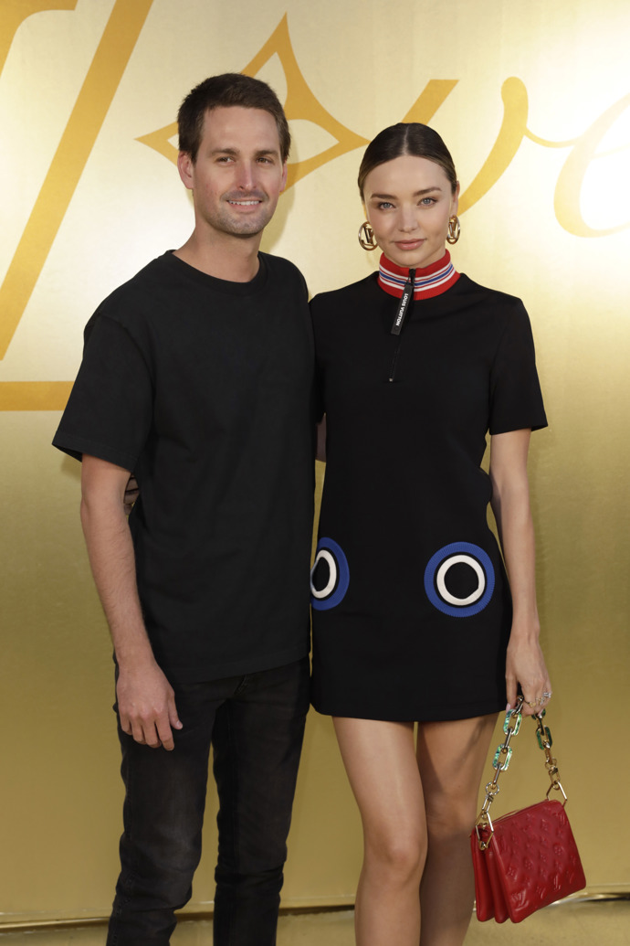 Evan Spiegel a Miranda Kerr