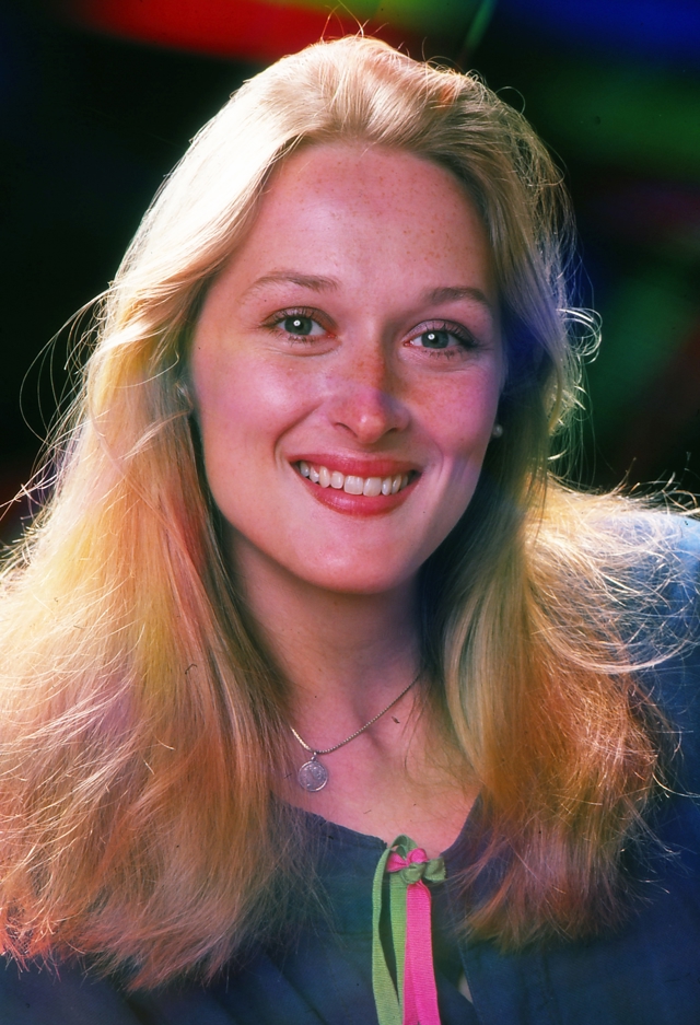  Meryl Streep a její přírozené dlouhé prameny 