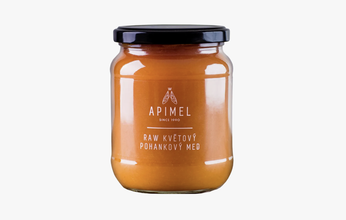 RAW Květový pohankový med, Apimel, Aktin, 219 Kč