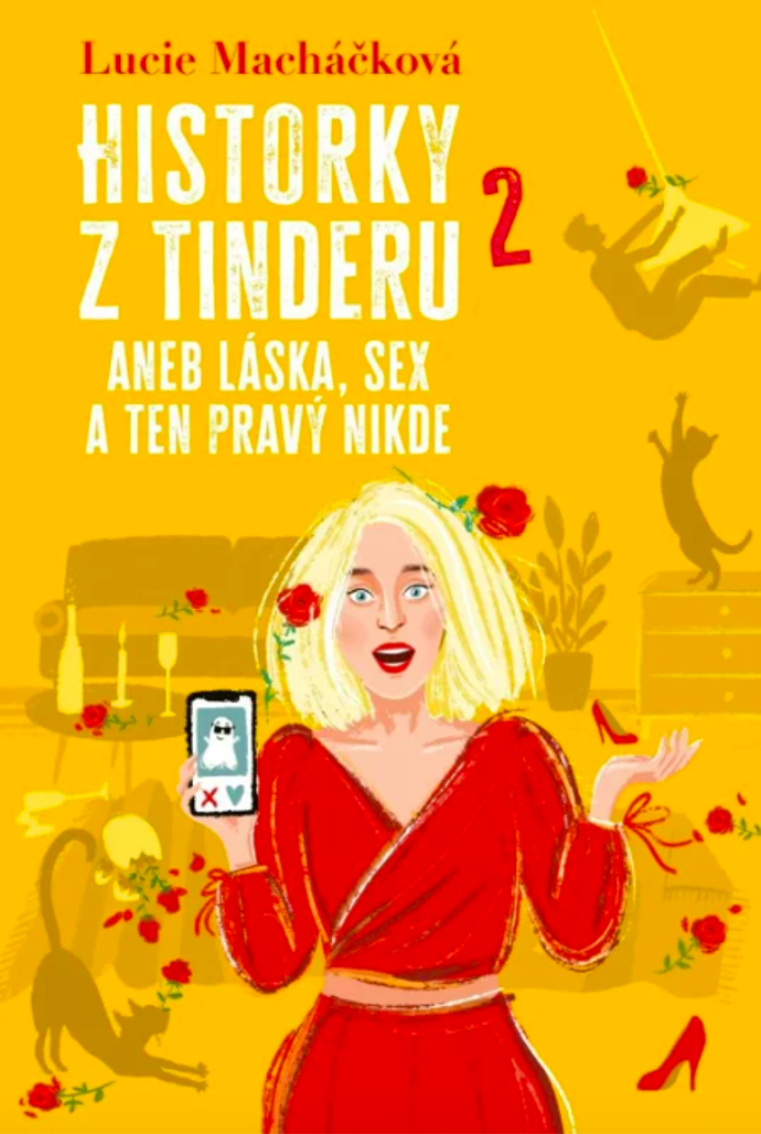  Kniha Historky z Tinderu 2, Lucie Macháčková, Ikar, 349 Kč
