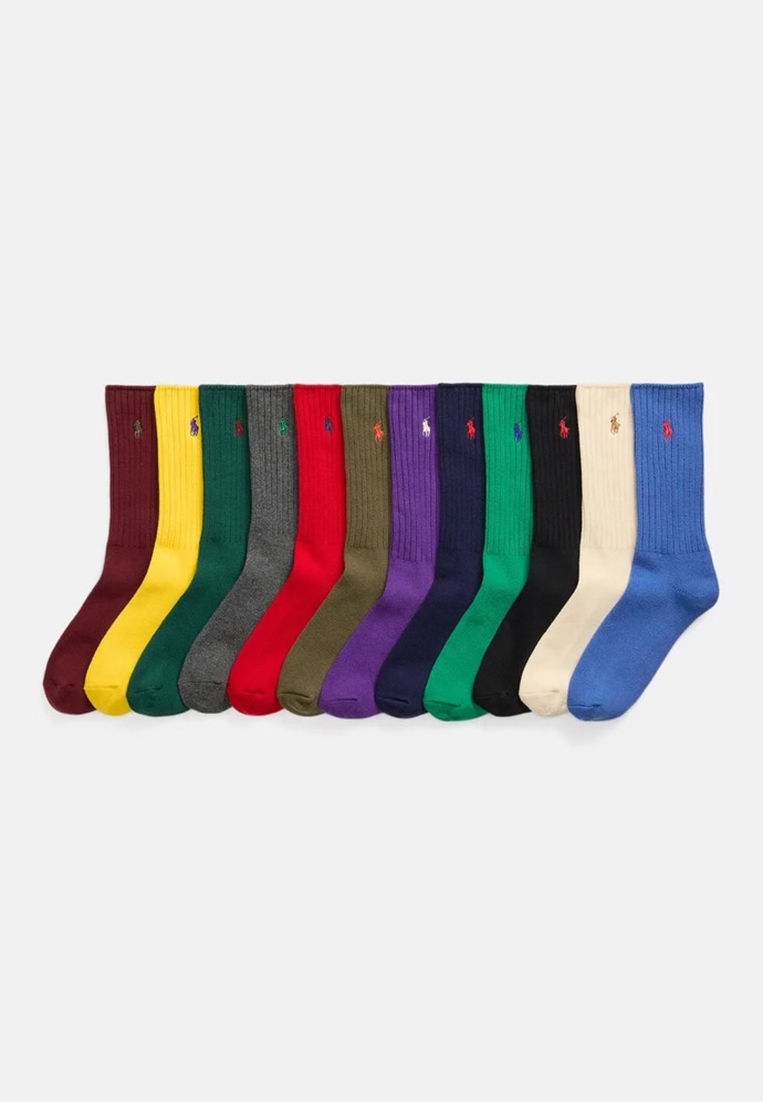  Set ponožek Signature Pony Crew, Ralph Lauren, 3620 Kč, prodává Zalando