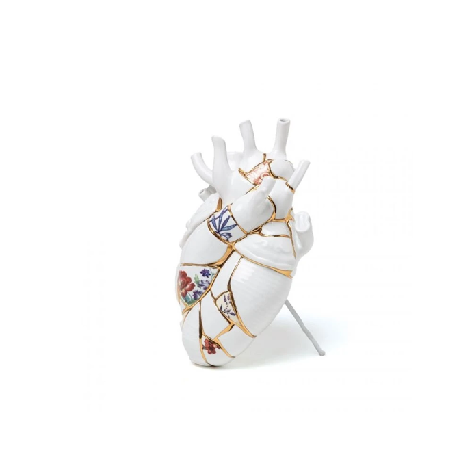 Váza porcelánové srdce, Seletti, Lampe Mesteren, 5 435 Kč