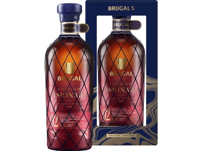  Prémiový dominikánský rum Brugal Colección Visionaria Edición 02, Brugal, 2222 Kč za 0,7 litru, prodává Alkohol.cz