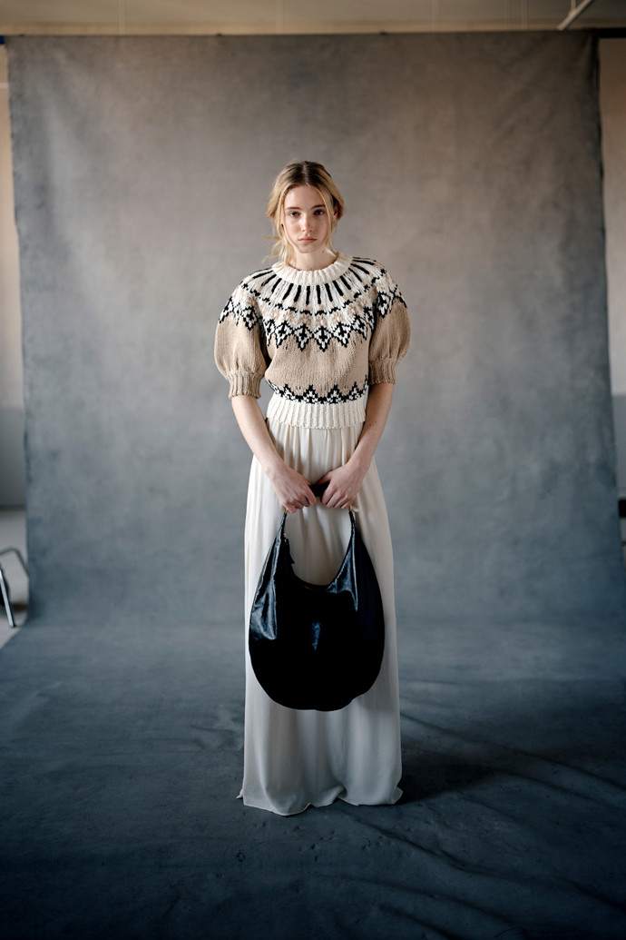 Fair Isle svetr, inspiraceAltuzarra, SS25