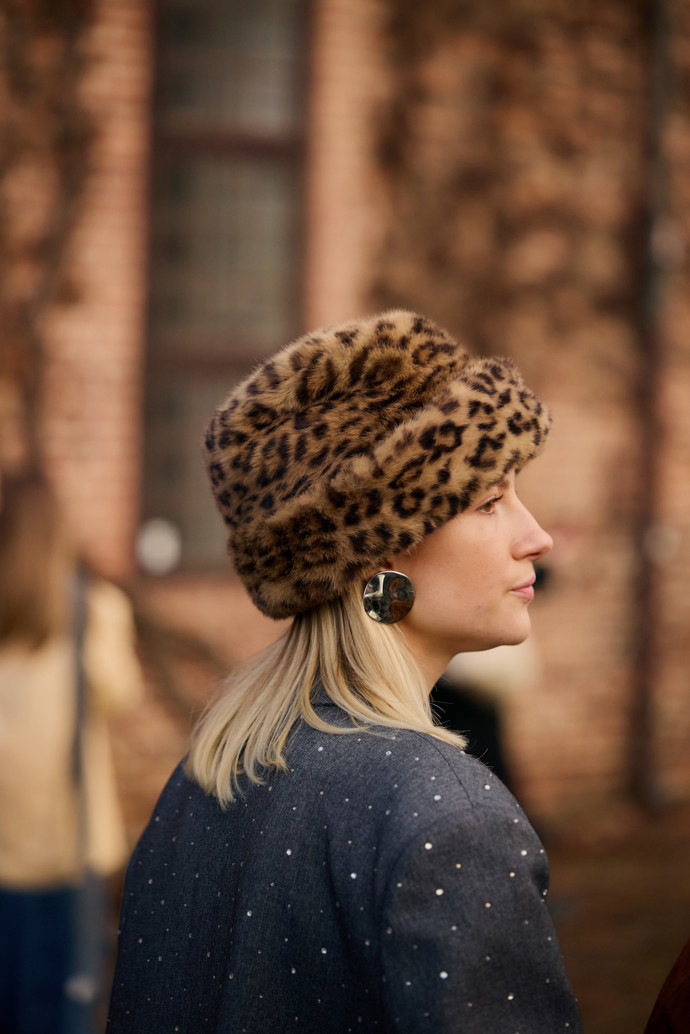 Bonnet a furry hat, Kodaň, Streetstyle FW25